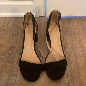 Black dressy wedge heels